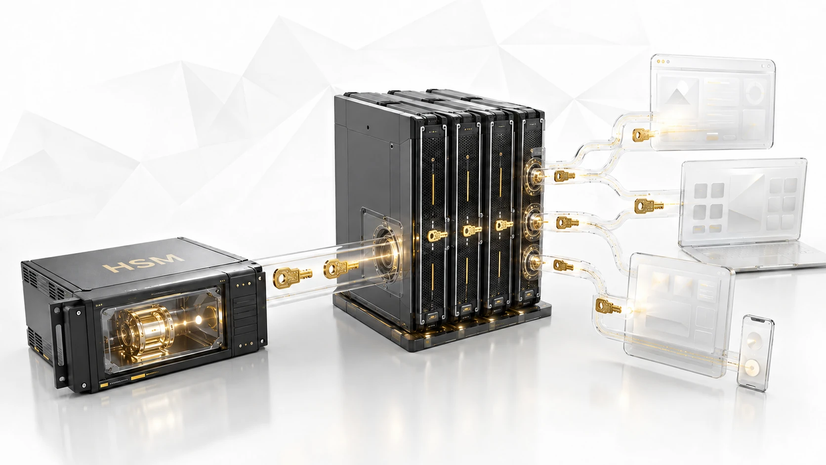 Key Management — product render.